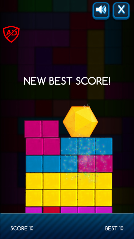 #5. Hexagon Tower Fall (iOS) 由: Mohammad Masri