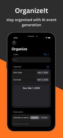 OrganizeIt: AI Event Planner Screenshot 2 of 5