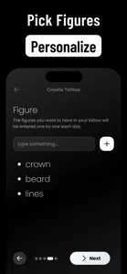 Tattoo AI Design Creator: Traz screenshot #3 for iPhone
