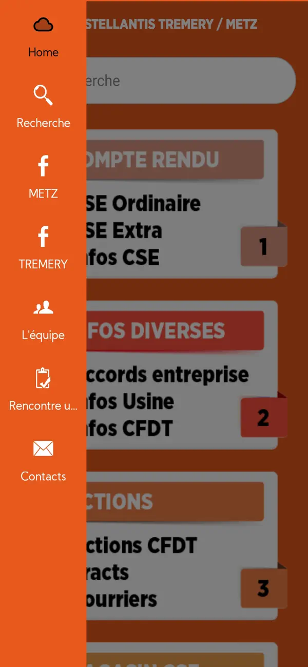 Screenshot #1 pour CFDT Stellantis Metz/Tremery
