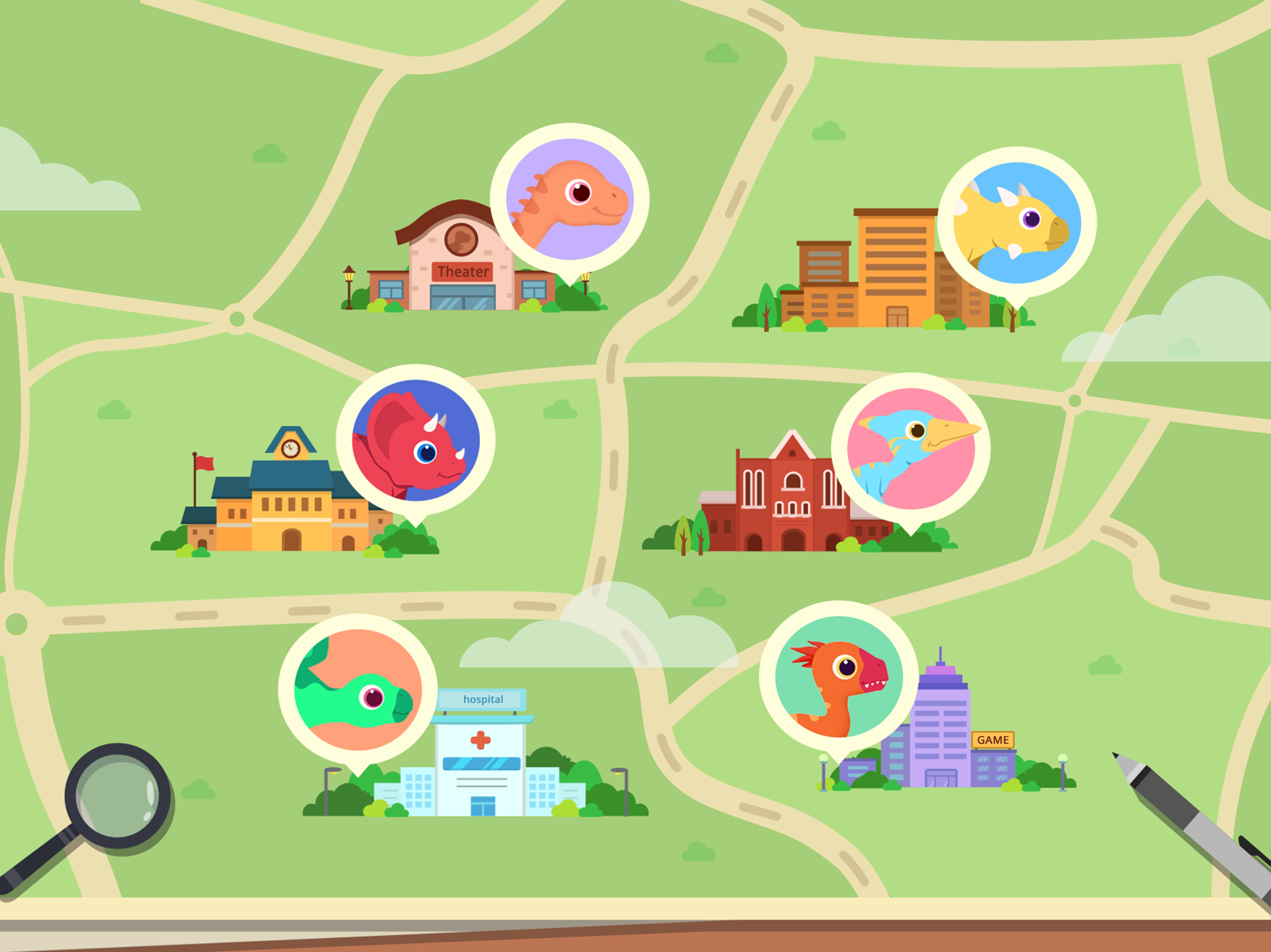 Dinosaur Police Games for kids