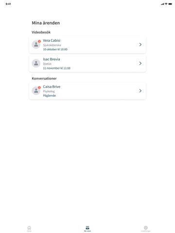 Aleris - vård i mobilen iPad screenshot 6