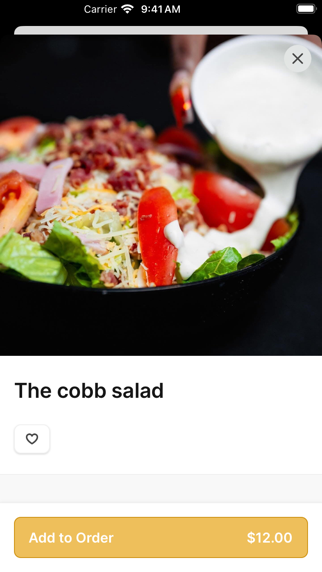 Noir Kitchen iPhone screenshot 3 - Food & Drink app