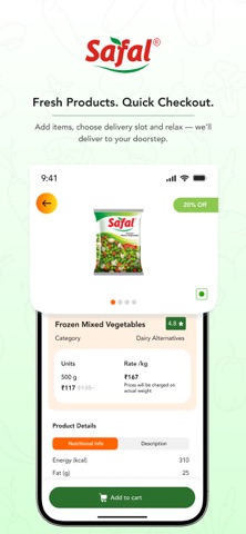 Safal Store iPhone screenshot