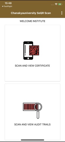 Chanakya University SeQR Scan screenshot
