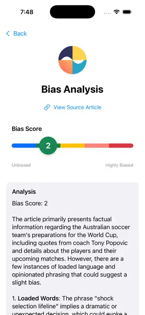 Bias Bot screenshot 3