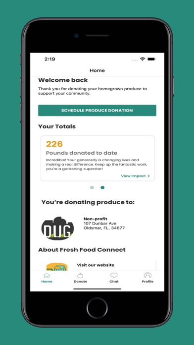 Fresh Food Connect Screenshot