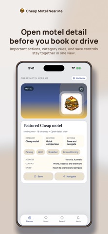 Cheap Motel Near Me iPhone screenshot