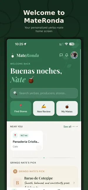 MateRonda — Find Yerba Mate screenshot 1