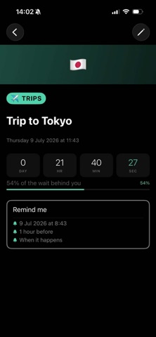 Countdown — Event Tracker Screenshot 3 of 8