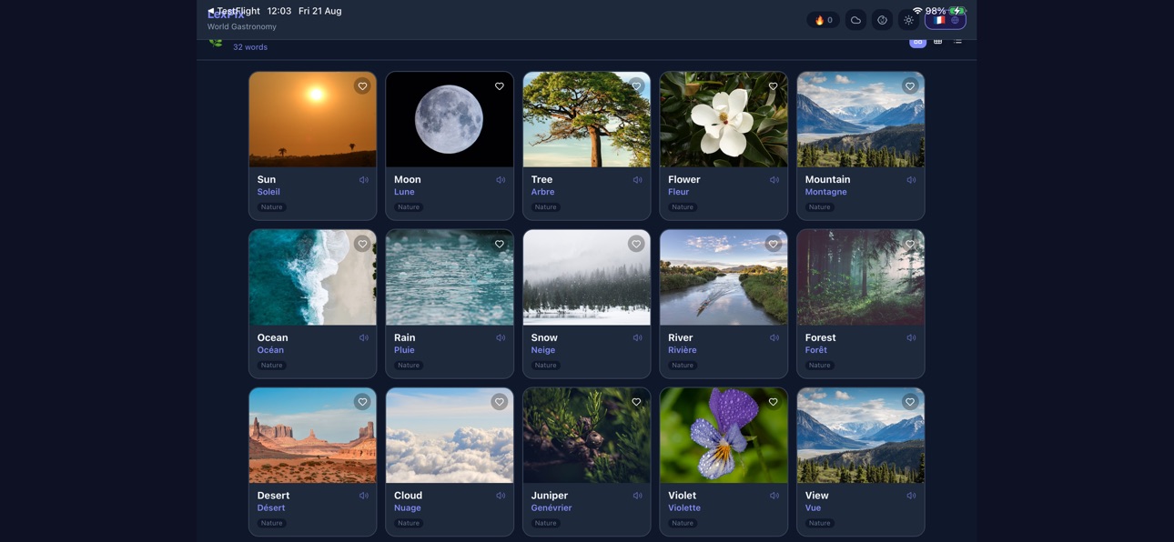 Screenshot 1 of LexPix: Language Learning