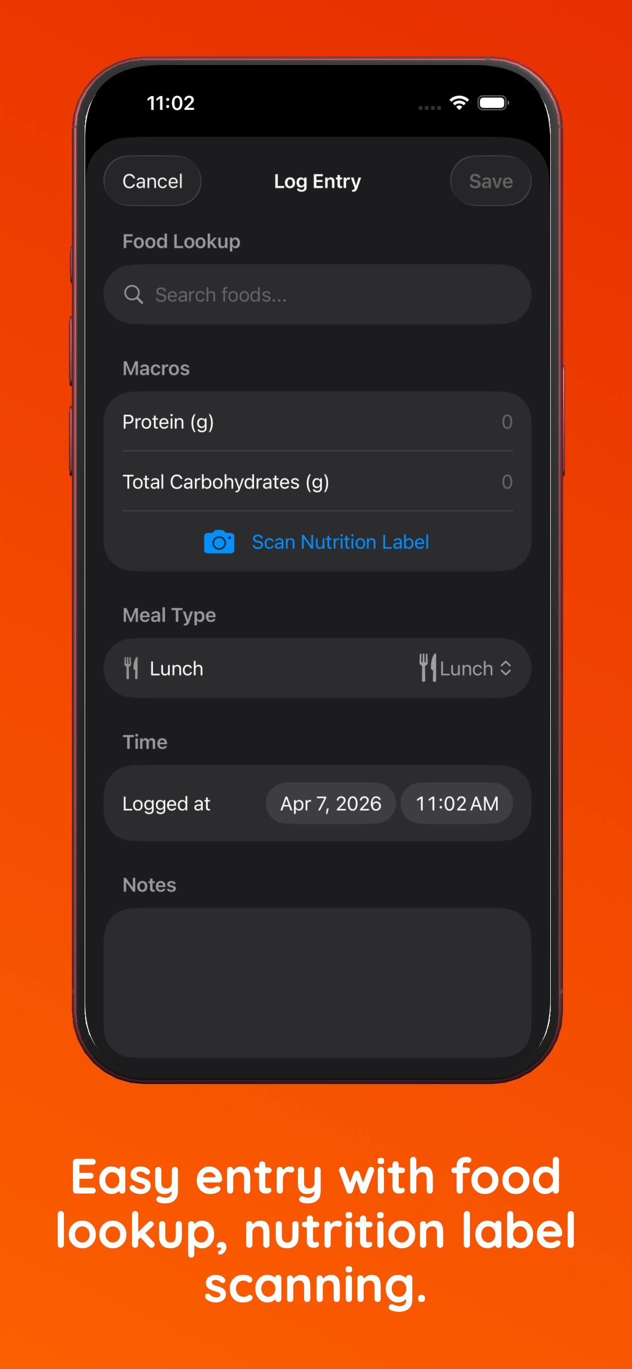 pCarbs screenshot 2