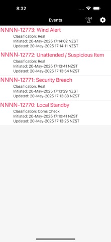 EAS Alert Management Screenshot 1 of 8