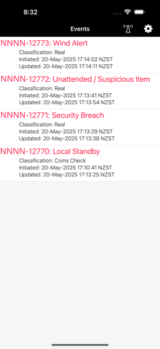 EAS Alert Management Screenshot 1 of 8
