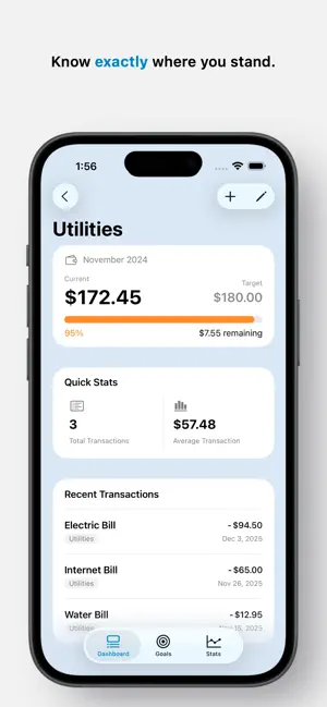 Lucent Budget screenshot 2