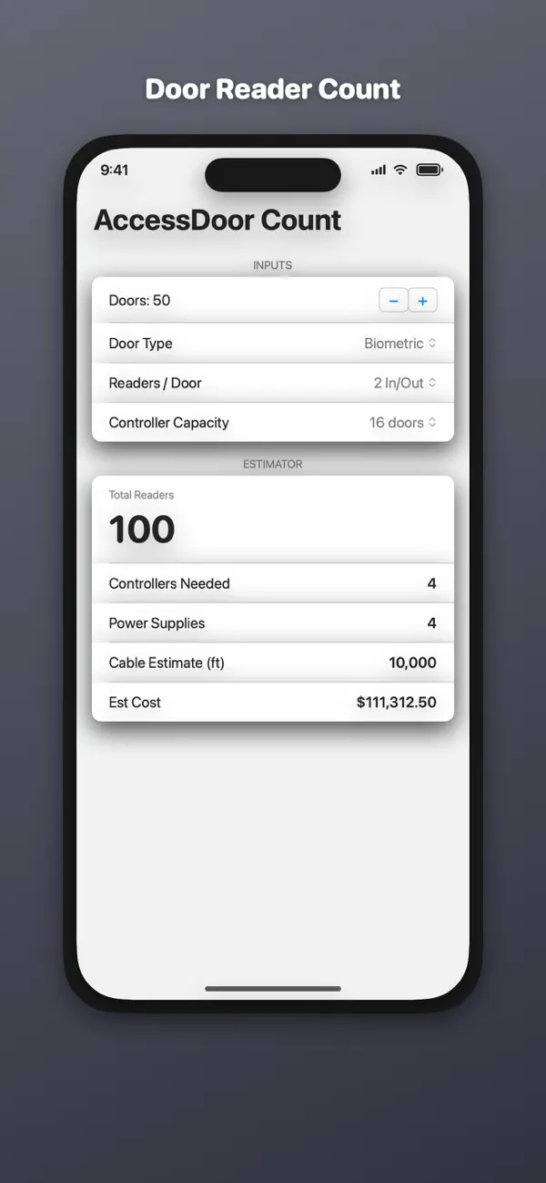 Screenshot #2 pour AccessDoor Count