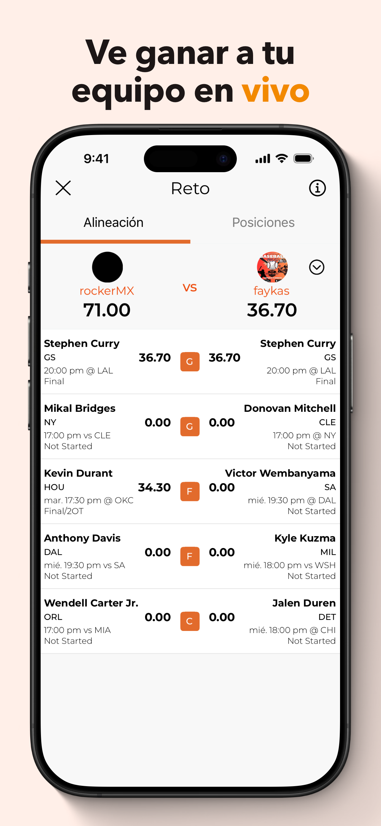 MVP - Daily Fantasy Sports
