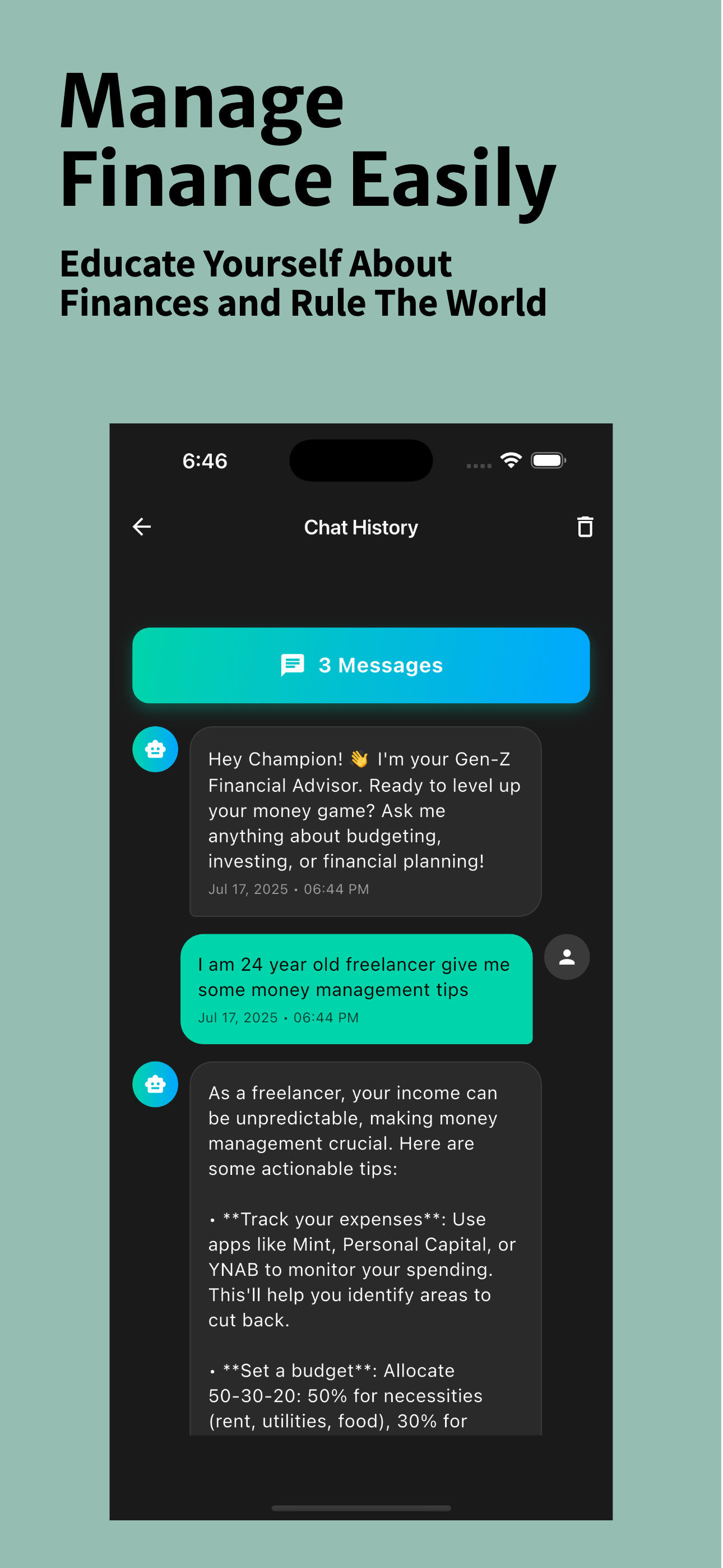 Money Coach: AI Budget Tracker
