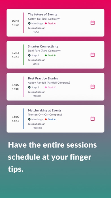 GMITE & CMITE Events Screenshot