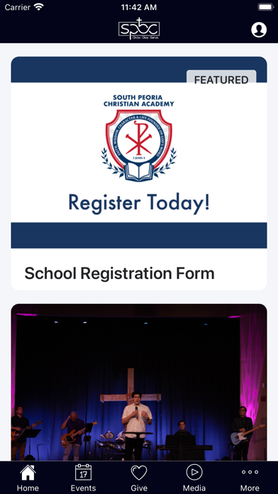 South Peoria Baptist Church Screenshot
