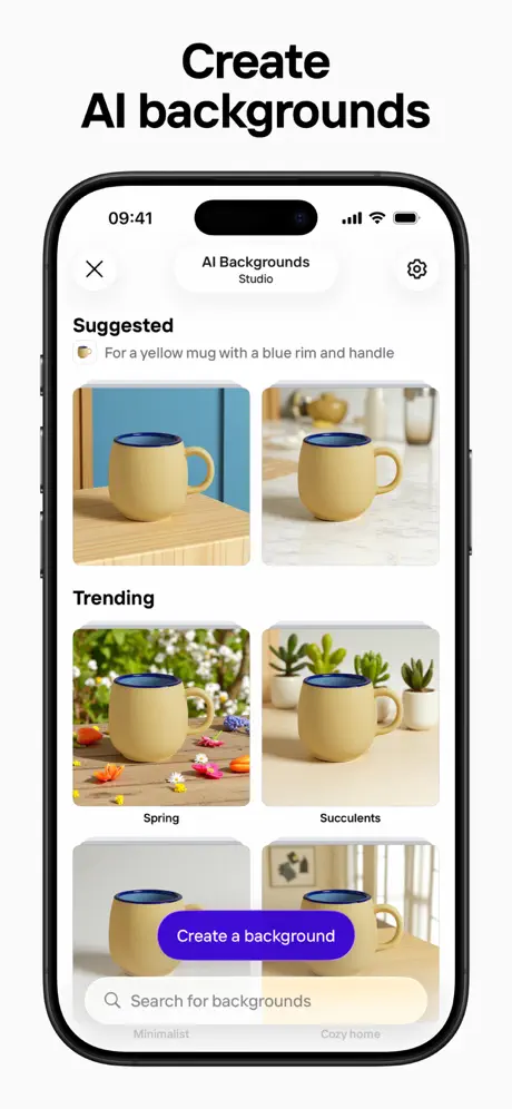 Photoroom: AI Photo Editor screenshot 1 of 6
