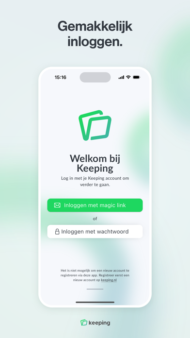 Keeping - Tijdregistratie Screenshot