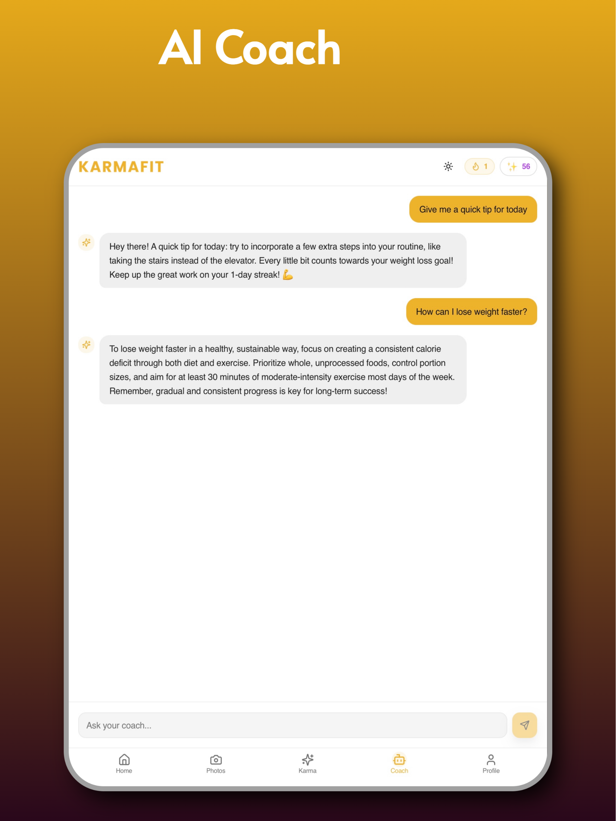 Karmafit: Weight & BMI Tracker screenshot 14