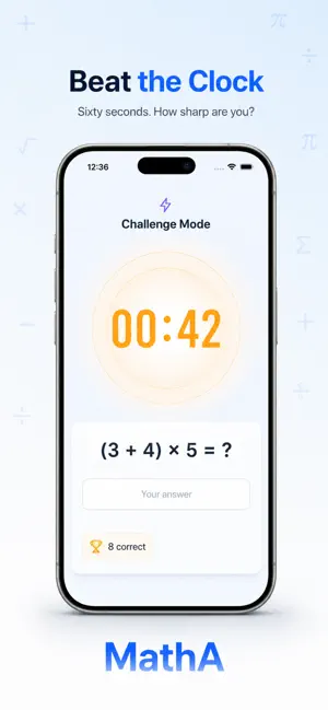MathA: Mental Math Practice screenshot 2