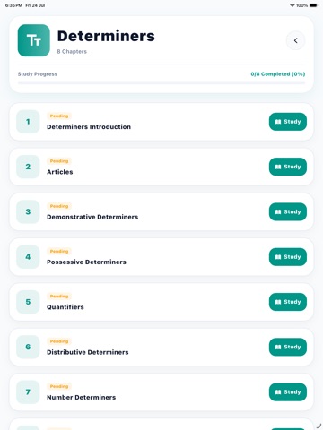 Class 10 English Grammar Guide iPad screenshot