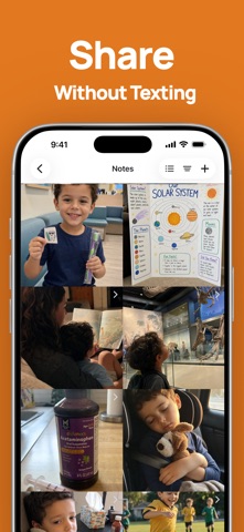 Kidtime Coparent Calendar Chat iPhone screenshot