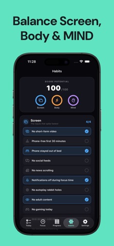 Dopamine Detox: Self Control iPhone screenshot