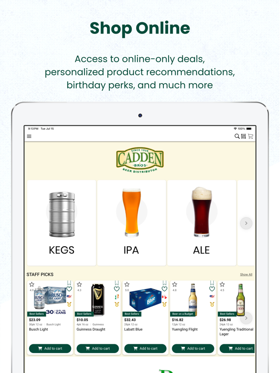 Screenshot #4 pour Cadden Brothers Beverages