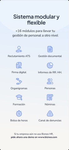 BizneoHR iPhone screenshot 7