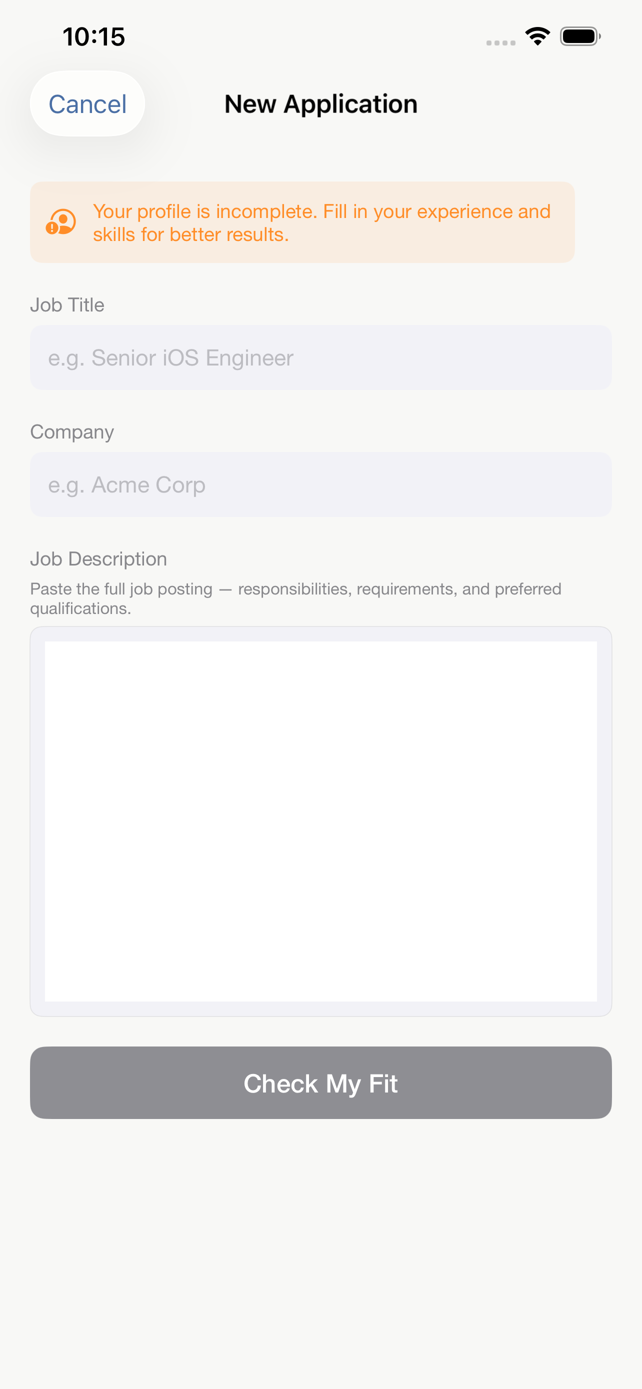 ResumeFit screenshot 4
