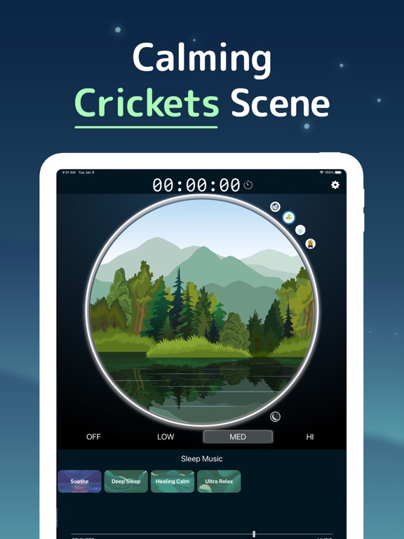 Bedtime Fan: White Noise Baby iPad screenshot 6 - Health & Fitness app