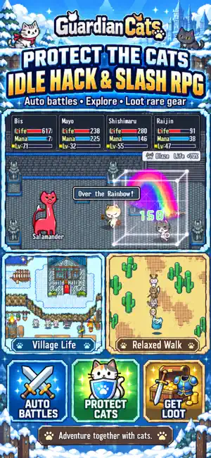 Guardian Cats | Idle Loot RPG screenshot 1