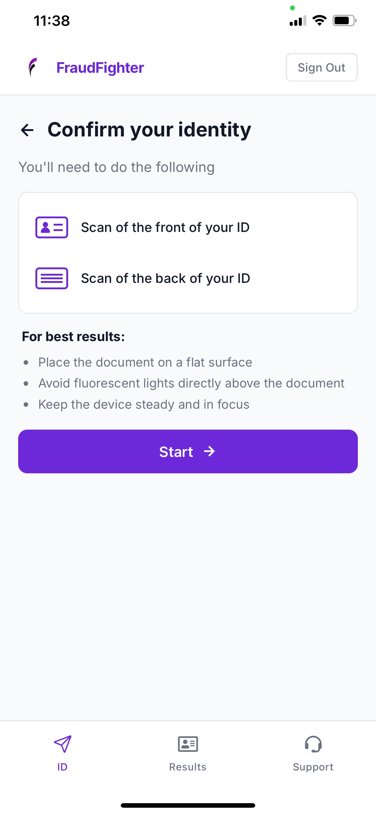Screenshot 3 of FraudFighter Mobile