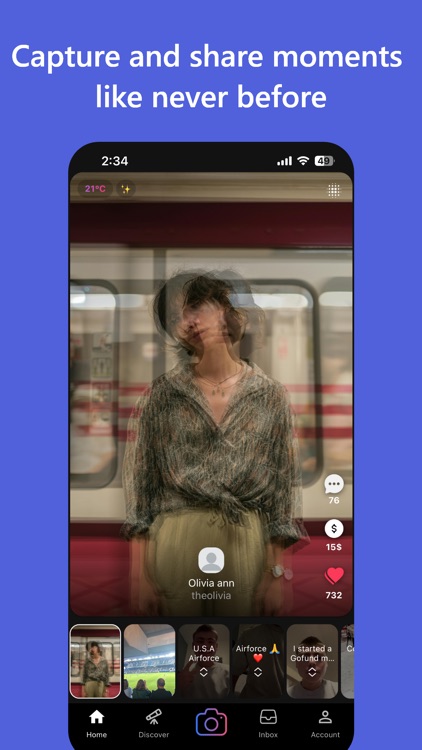 Blnda - Live photo sharing