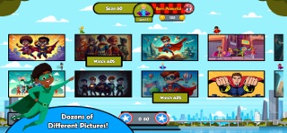 Superhero - Puzzle Games iPhone screenshot