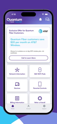 Quantum Fiber from AT&T Screenshot 2 of 8