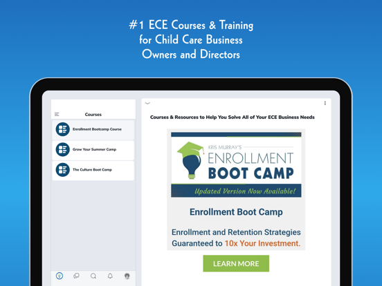 Child Care Success Hub iPad screenshot 1 - Business app