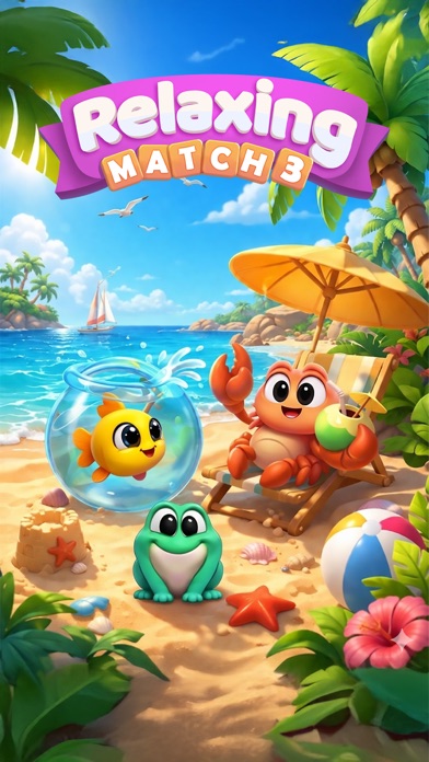 Screenshot #1 pour Jeux de Relaxant Match 3