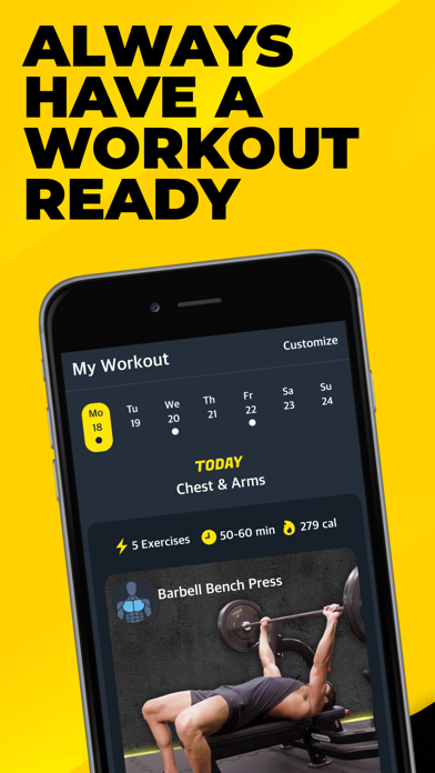 Workout Planner & Gym Tracker.のおすすめ画像1