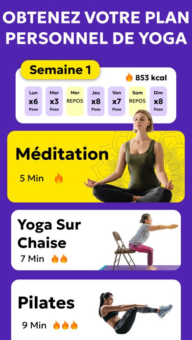 Screenshot #2 pour Exercices de Yoga à la Maison