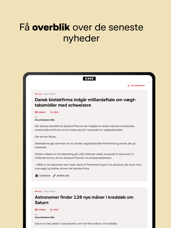 Screenshot #6 pour DR Nyheder