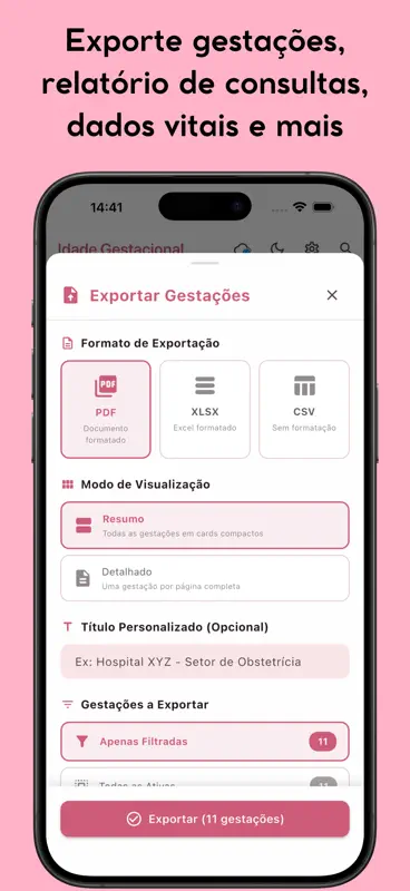 Idade Gestacional (do bebê) screenshot 10 of 10
