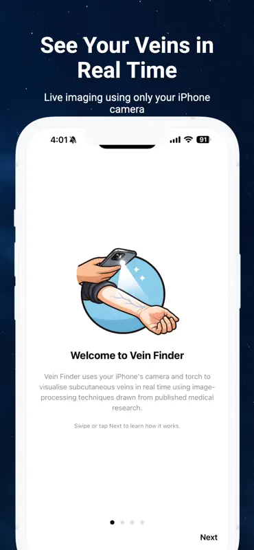 Vein Finder: Vein Scanner App screenshot 3 of 3