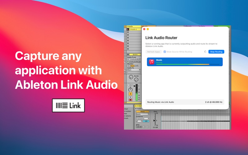 LinkAudioRouter screenshot