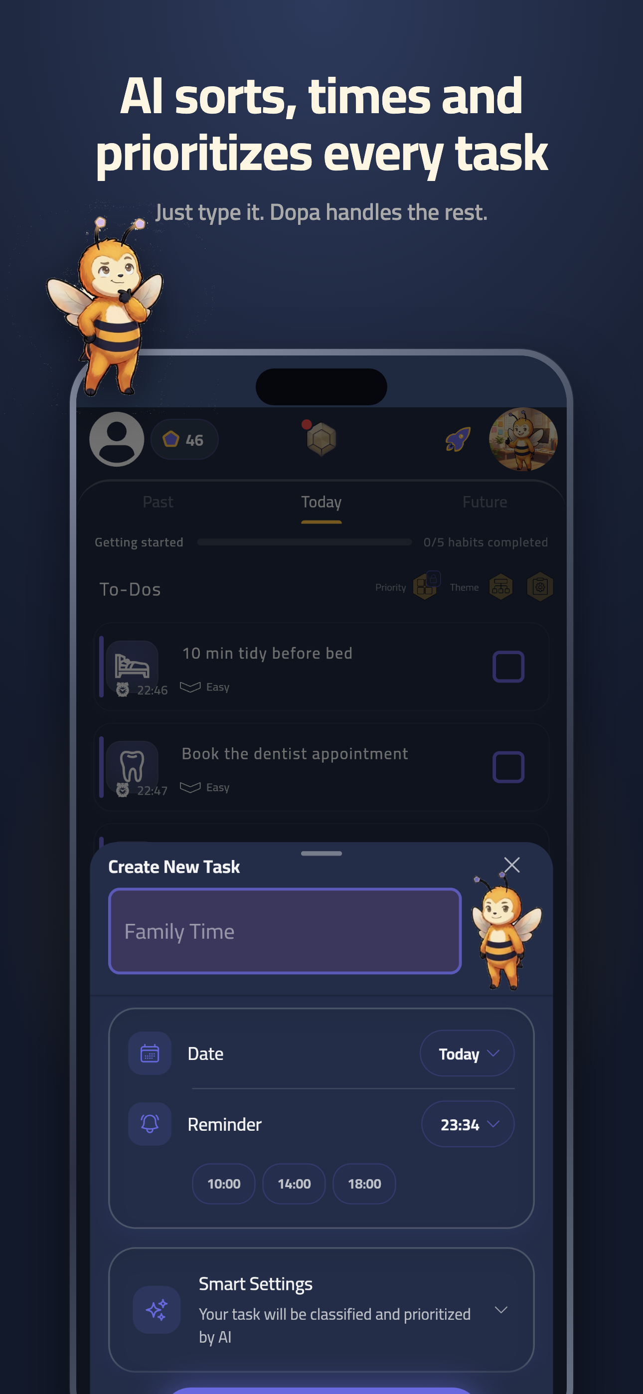 BeeDone: Gamified ADHD Planner screenshot 2