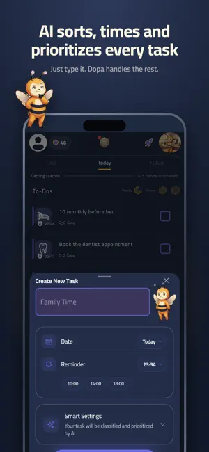BeeDone: Gamified ADHD Planner screenshot 2